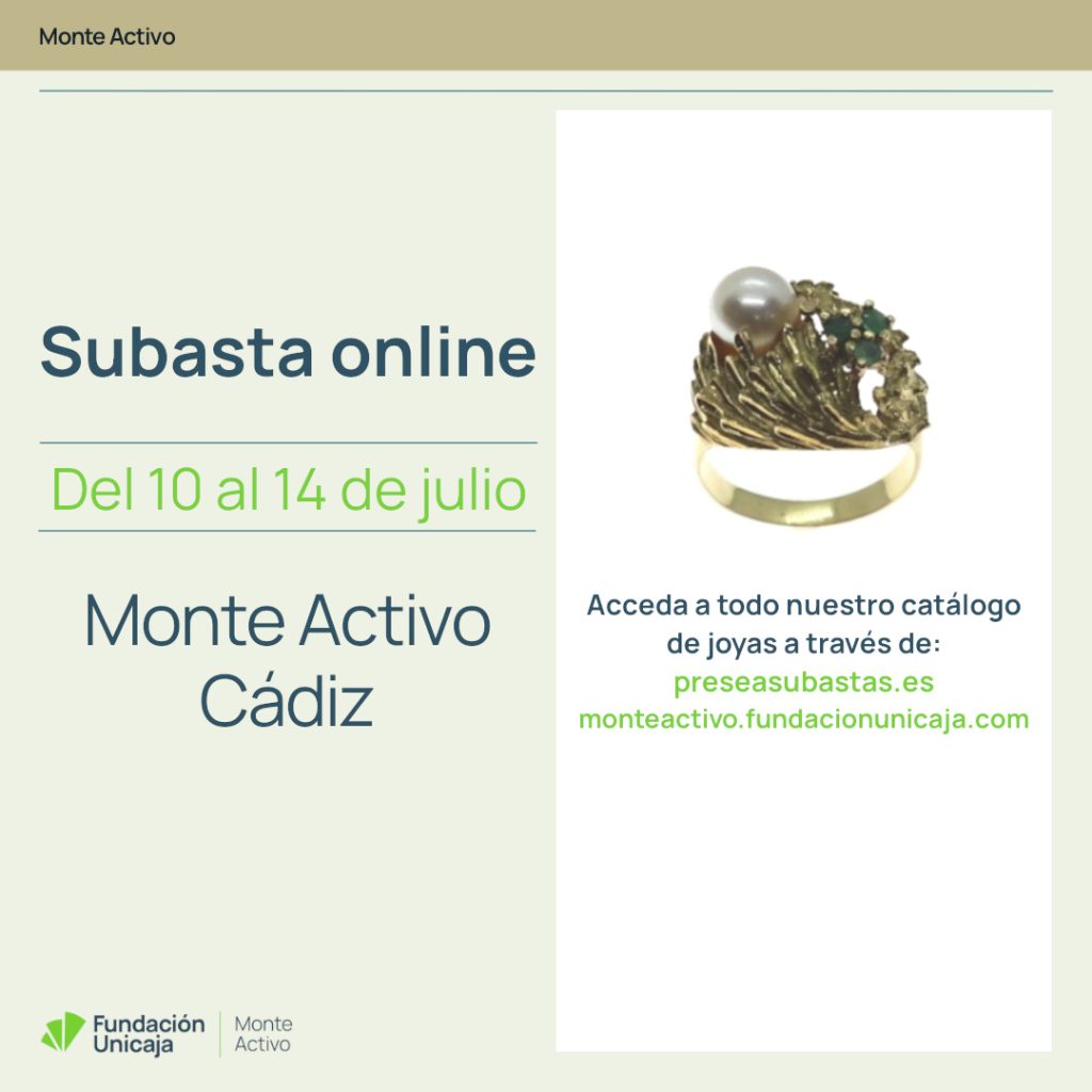 Monte Activo - Subasta Julio 2025 - Cádiz