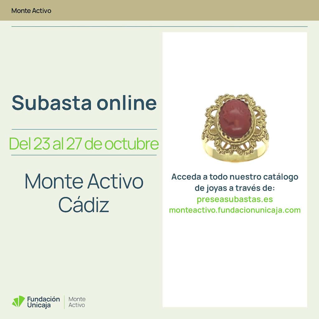 Monte Activo - Subasta octubre 2025 - Cádiz