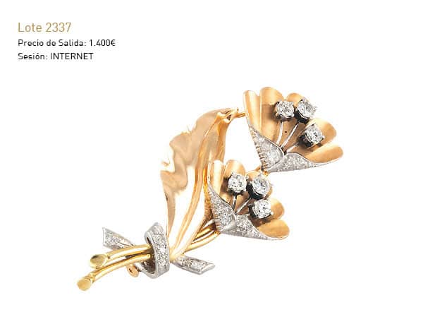 elMONTE - F Montemadrid - Subasta octubre 2025 - Broche