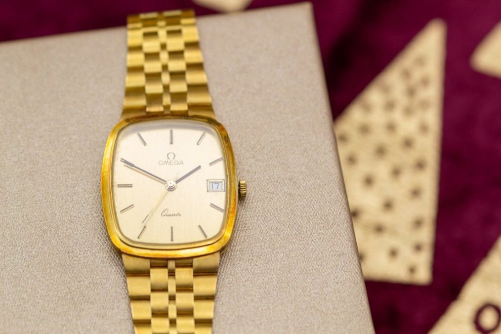 El Monte La Caja de Canarias Subasta diciembre 2025 - Reloj oro caballero Omega
