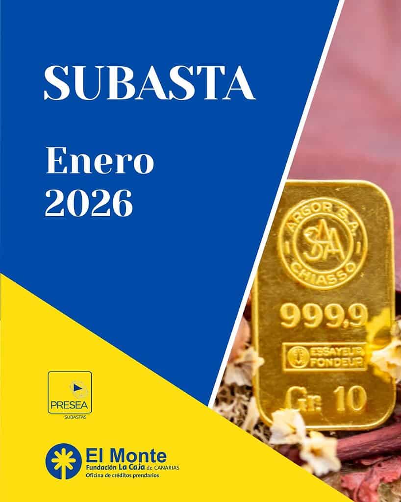 Monte de Piedad Fundación La Caja de Canarias - Subasta enero 2026