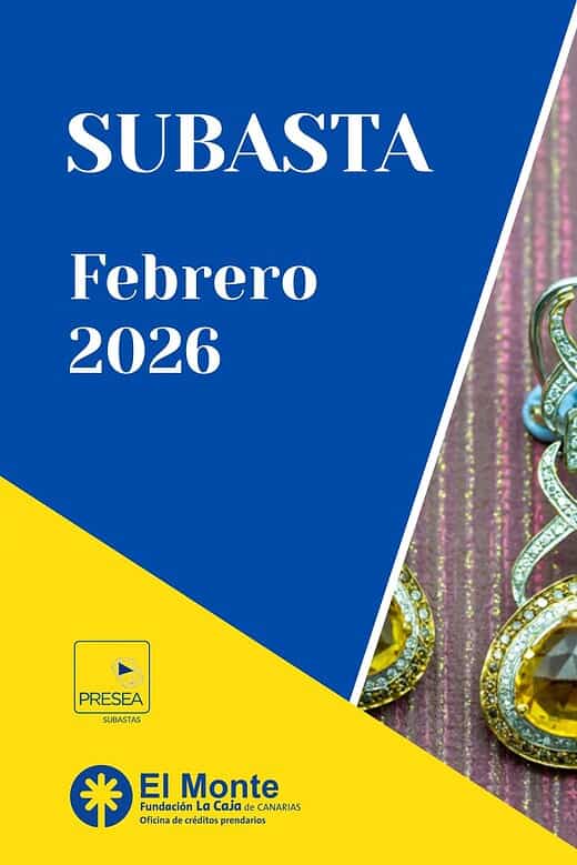 Monte de Piedad Fundación La Caja de Canarias - Subasta febrero 2026