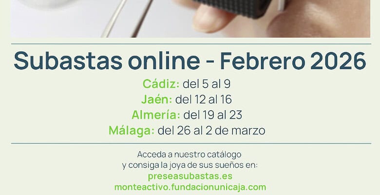 Monte Activo - Subastas febrero 2026 - Calendario