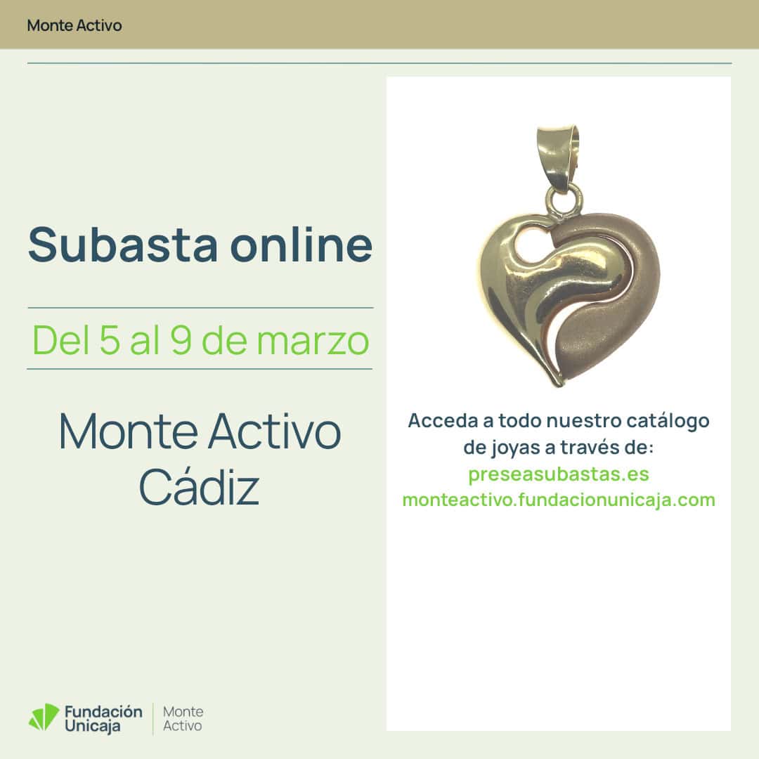 Monte Activo - Subastas marzo 2026 - Cádiz