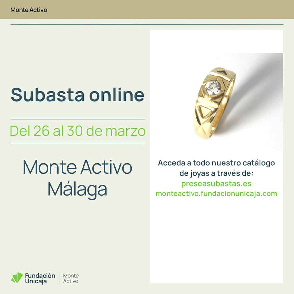 Monte Activo - Subastas marzo 2026 - Málaga