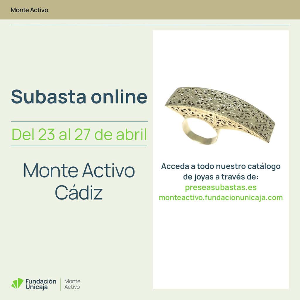 Monte Activo - Subastas abril 2026 - Cádiz