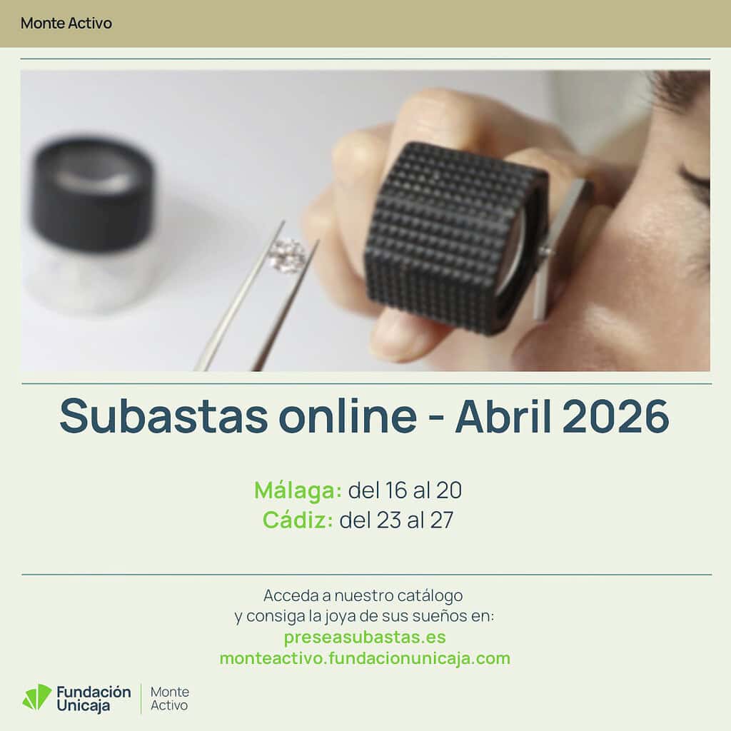 Monte Activo - Subastas abril 2026 - Calendario