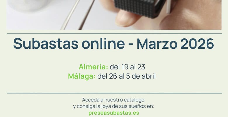 Monte Activo - Subastas marzo 2026 - Calendario