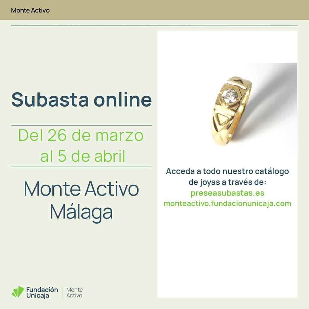 Monte Activo - Subastas marzo 2026 - Málaga
