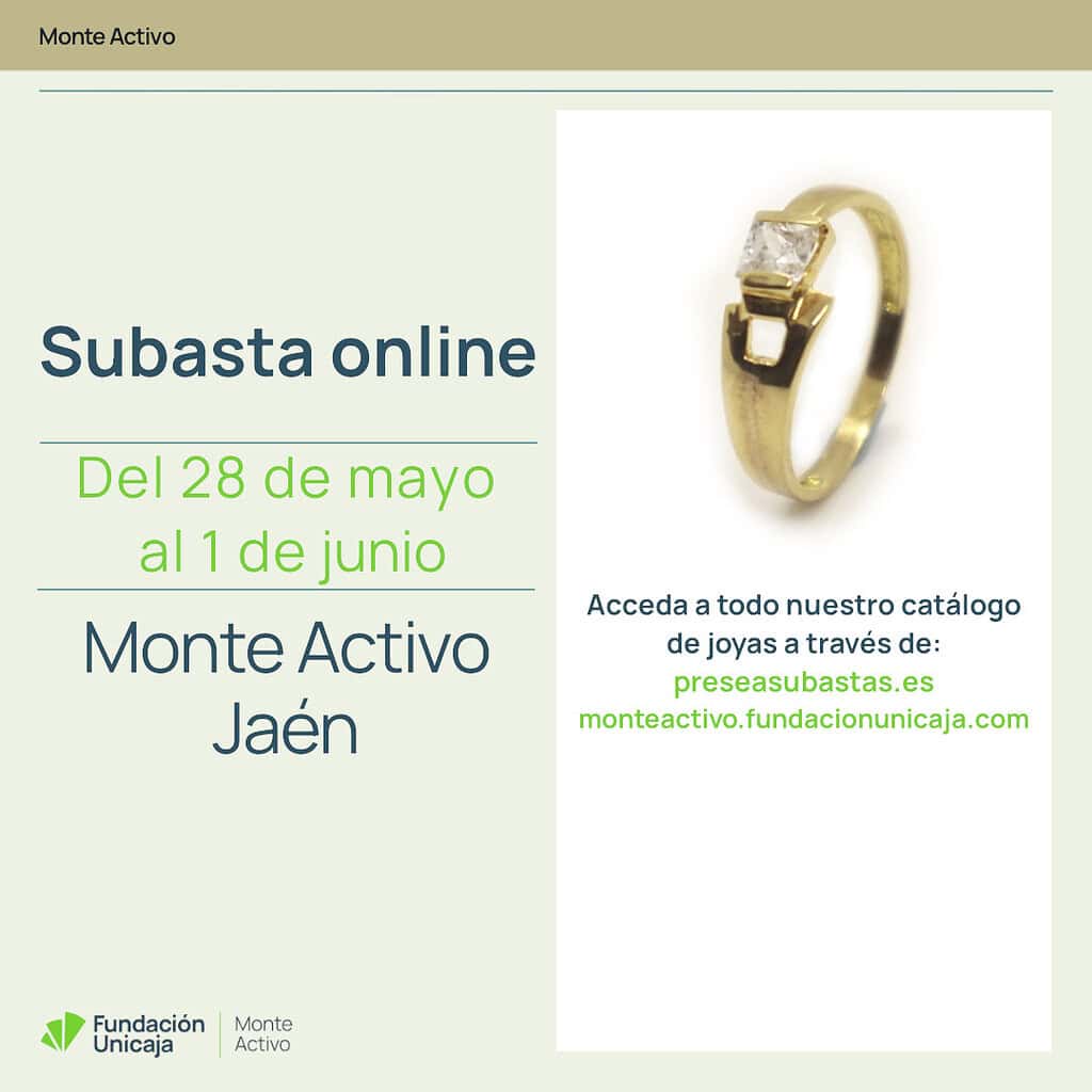 Monte Activo - Subastas mayo 2026 - Jaén
