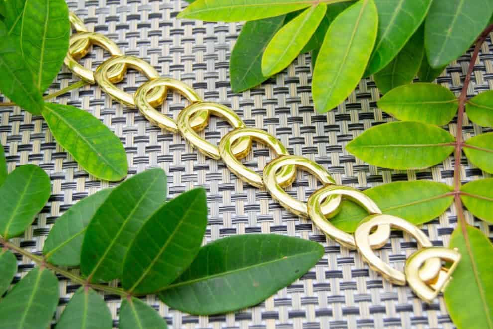 El Monte La Caja de Canarias Subasta mayo 2026 - Pulsera eslabones grandes oro amarillo 18 quilates