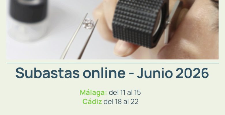 Monte Activo - Subastas junio 2026 - Calendario