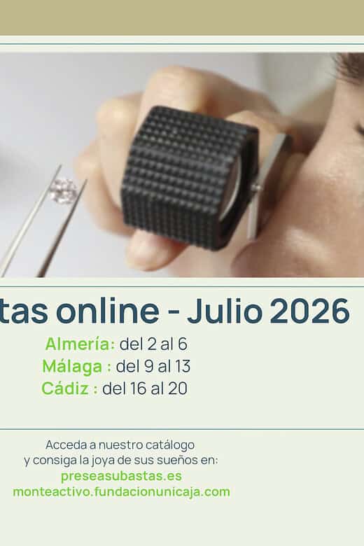 Monte Activo - Subastas julio 2026 - Calendario