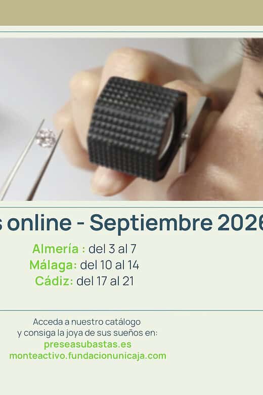 Monte Activo - Subastas septiembre 2026 - Calendario