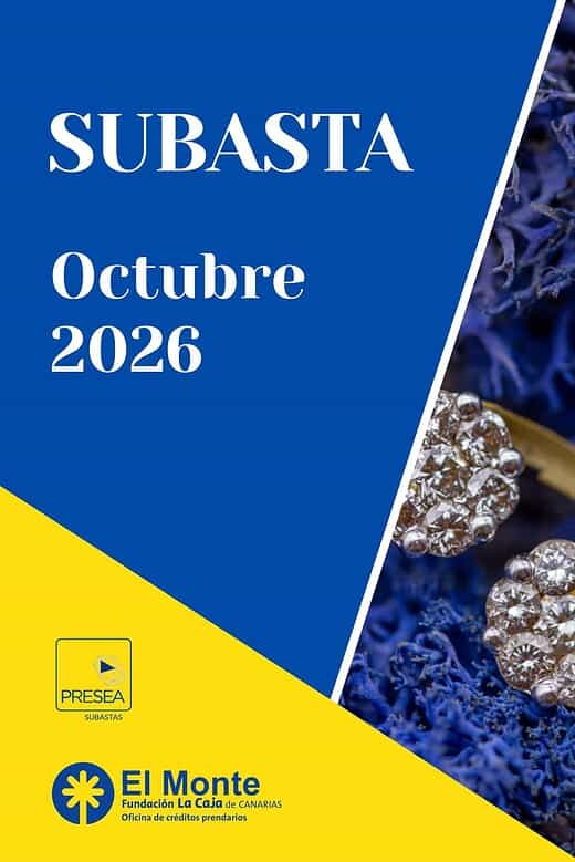 El Monte La Caja de Canarias Subasta octubre 2026