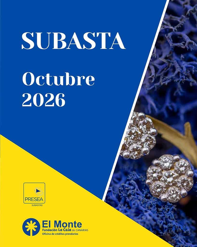 El Monte La Caja de Canarias Subasta octubre 2026