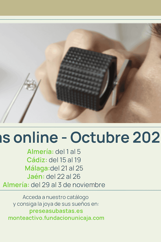 Monte Activo - Subastas octubre 2026 - Calendario