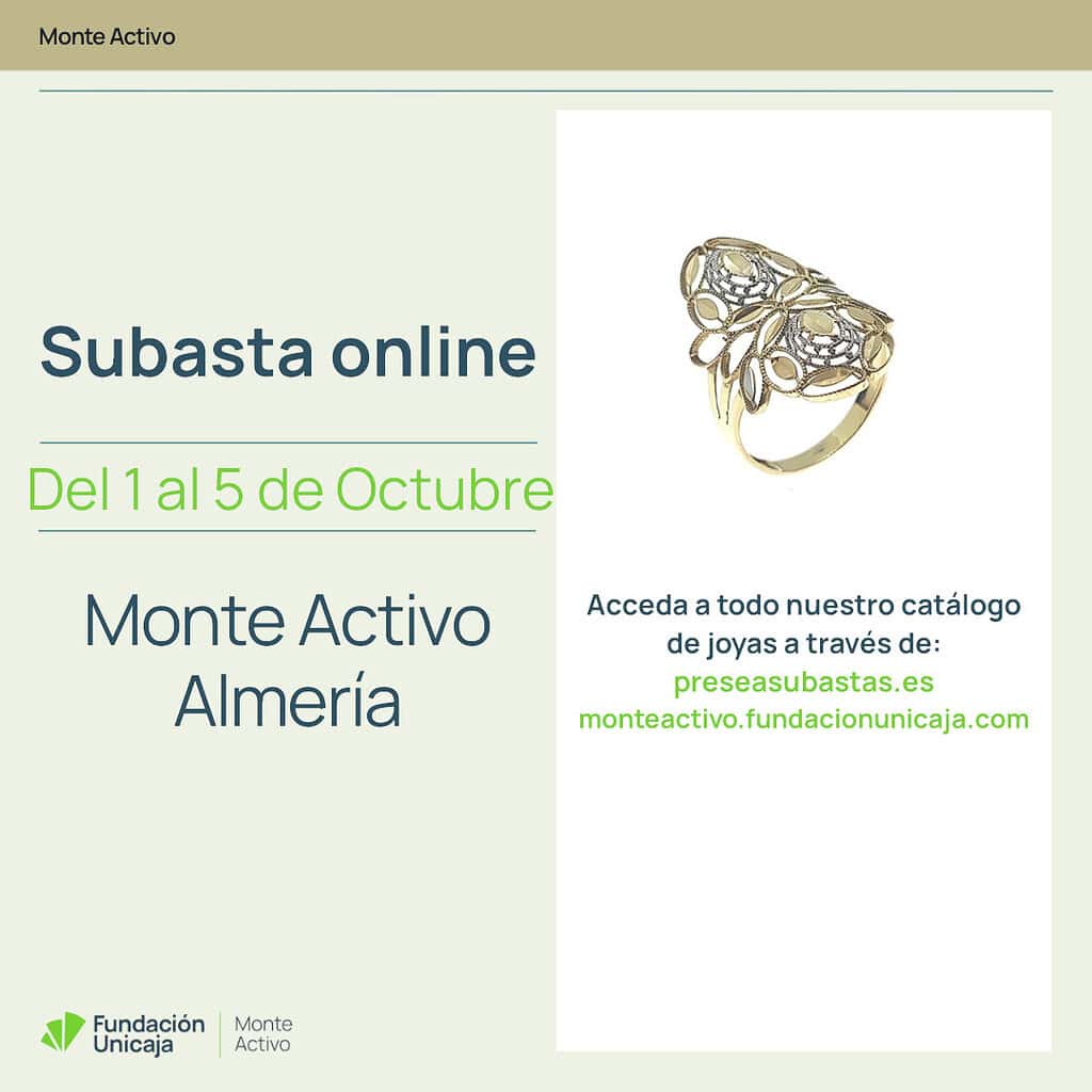 Monte Activo - Subastas octubre 2026 - Almería