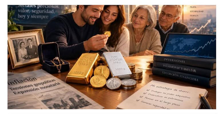 Colaboración Edufinet-Presea.- Artículo "El valor del metal en el tiempo: evolución del patrimonio familiar, vehículos de inversión y garantías de liquidez"