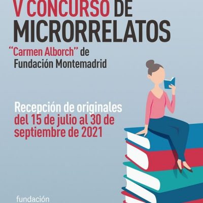 Fundación Montemadrid Cartel V Concurso Microrrelatos 2021