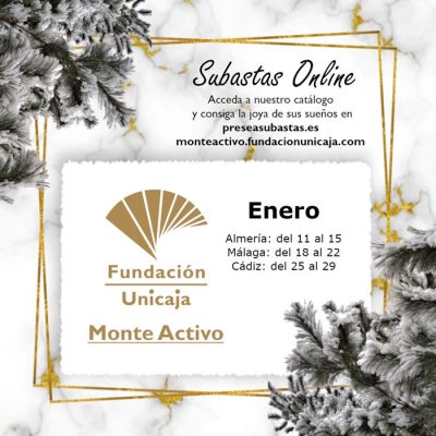 Monte Activo - Subastas online de joyas enero 2024 - Calendario